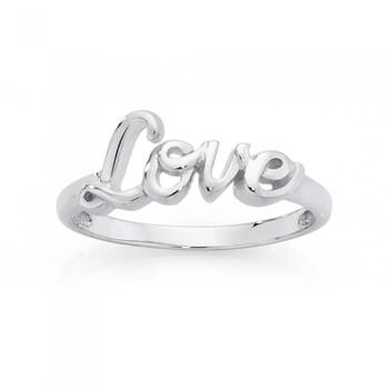 Silver Love Dress Ring