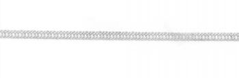 Sterling Silver 25cm Double Curb Anklet