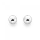9ct-White-Gold-4mm-Polished-Ball-Stud-Earrings Sale