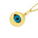 9ct-Gold-Blue-Evil-Eye-Pendant Sale