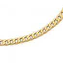 Solid-9ct-Gold-55cm-Bevelled-Curb-Chain Sale