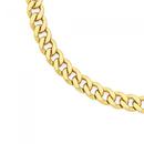 9ct-Gold-on-Silver-55cm-Bevelled-Curb-Chain Sale