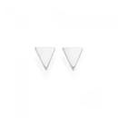 Silver-Triangle-Stud-Earrings Sale