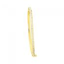 9ct-Two-Tone-Gold-on-Silver-60mm-Oval-Hinged-Bangle Sale