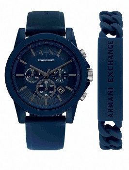 Armani-Exchange-Outerbanks-Gents-Chronograph-Watch-Boxset on sale