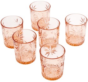 6-Pink-Palm-Tumblers on sale