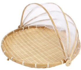 Food-Tray-with-Mesh-Net-Cover on sale