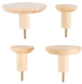 4-Pack-Wooden-Round-Wall-Hooks on sale