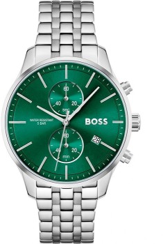 Hugo-Boss-Chronograph-Green-Dial-Watch on sale