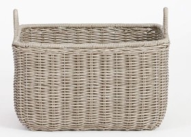 Heritage-Giovanni-Grey-Basket-51x43cm on sale