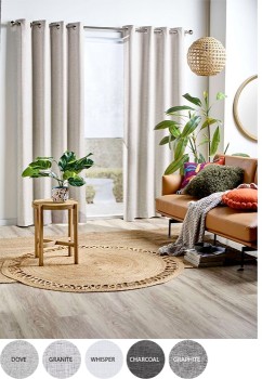 40-off-Neutrals-Blockout-Eyelet-Curtains on sale