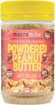 Macro-Mike-Powdered-Peanut-Butter-180g on sale