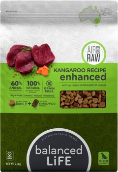 Balanced-Life-Enhanced-Kangaroo-Natural-Dry-Dog-Food-9kg on sale