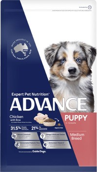 Advance-Medium-Puppy-Dry-Dog-Food-Chicken-with-Rice-20kg on sale
